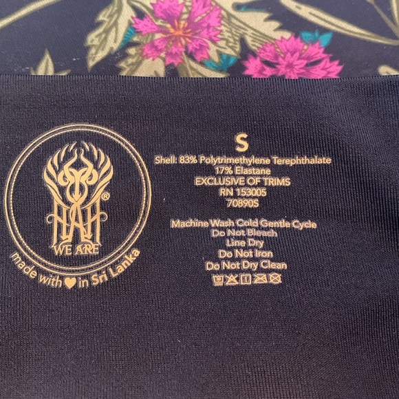 NWOT We Are Hah Black Cami Bralette Black Size Small - Picture 5 of 5